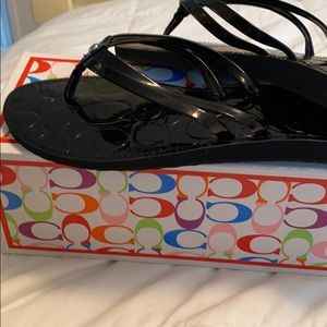 NEW Coach Flip Flops Size 8
